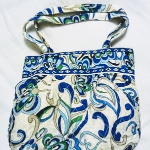 Vera Bradley small Mediterranean White tote